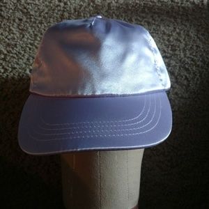 Lilac Satin Cap